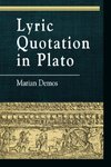 Lyric Quotation in Plato