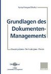 Grundlagen des Dokumenten-Managements