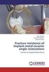 Fracture resistance of implant metal-ceramic single restorations