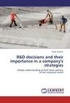 R&D decisions and their importance in a company's strategies