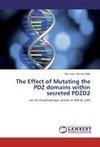 The Effect of Mutating the PDZ domains within secreted PDZD2