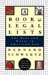 Schwartz, B: A Book of Legal Lists