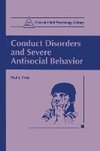 Conduct Disorders and Severe Antisocial Behavior