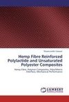 Hemp Fibre Reinforced Polylactide and Unsaturated Polyester Composites