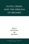 Elites, Crises, and the Origins of Regimes