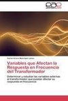 Variables que Afectan la Respuesta en Frecuencia del Transformador