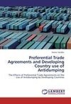 Preferential Trade Agreements and Developing Country use of Antidumping