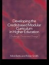 Betts, M: Developing the Credit-Based Modular Curriculum in