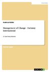 Management of Change - Swissray International