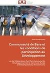 Communauté de Base et les conditions de participation au Développement