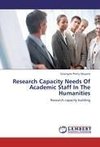 Research Capacity Needs Of Academic Staff In The Humanities