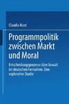 Programmpolitik Zwischen Markt und Moral