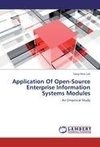 Application Of Open-Source Enterprise Information Systems Modules