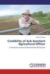 Credibility of Sub Assistant Agricultural Officer