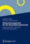 Wissensmanagement für die Veranstaltungsbranche