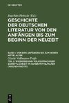 Wiederbeginn volkssprachiger Schriftlichkeit im hohen Mittelalter