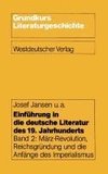 Einführung in die deutsche Literatur des 19. Jahrhunderts