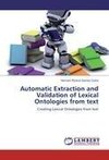 Automatic Extraction and Validation of Lexical Ontologies from text