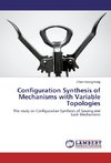 Configuration Synthesis of Mechanisms with Variable Topologies