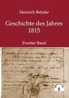 Geschichte des Jahres 1815