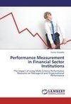 Performance Measurement in Financial Sector Institutions