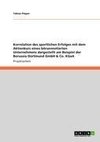 Korrelation des sportlichen Erfolges mit dem Aktienkurs eines börsennotierten Unternehmens dargestellt am Beispiel der Borussia Dortmund GmbH & Co. KGaA