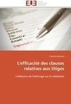 L'efficacité des clauses relatives aux litiges