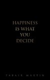 Happiness iS What you decide