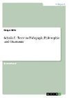 Scholia I. - Texte zu Pädagogik, Philosophie und Ökonomie