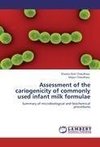 Assessment of the cariogenicity of commonly used infant milk formulae