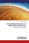 Entry Mode Decisions in International Business