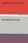 Miscellaneous Essays