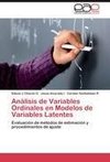 Análisis de Variables Ordinales en Modelos de Variables Latentes