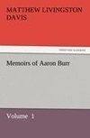 Memoirs of Aaron Burr