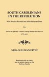 South Carolinians in the Revolution. with Service Records and Miscellaneous Data. Also, Abstracts of Wills, Laurens County (Ninety-Six District), 1775