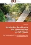 Acquisition de tolérance des communautés périphytiques