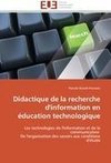 Didactique de la recherche d'information en éducation technologique