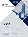 IMC 10 Proceedings of the 2010 ACM Internet Measurement Conference