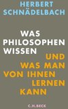 Was Philosophen wissen