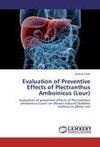 Evaluation of Preventive Effects of Plectranthus Amboinicus (Lour)