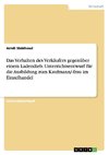 Das Verhalten des Verkäufers gegenüber einem Ladendieb. Unterrichtsentwurf für die Ausbildung zum Kaufmann/-frau im Einzelhandel