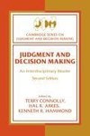 Judgment and Decision Making