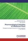 Pharmacological Activities of Medicinal Plant