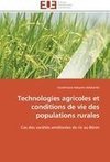 Technologies agricoles et conditions de vie des populations rurales