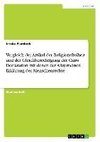 Vergleich der Artikel der Religionsfreiheit und der Gleichberechtigung der Cairo Declaration mit denen der Allgemeinen Erklärung der Menschenrechte