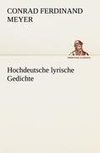 Hochdeutsche lyrische Gedichte