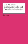 Mathematik, Maße und Gewichte in der Antike