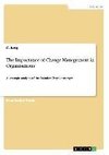 The Importance of Change Management in Organisations