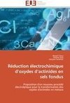 Réduction électrochimique d'oxydes d'actinides en sels fondus