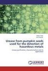 Urease from  pumpkin seeds used for the detection of hazardous metals